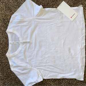Lululemon Athletica White Short Sleeve Tee
